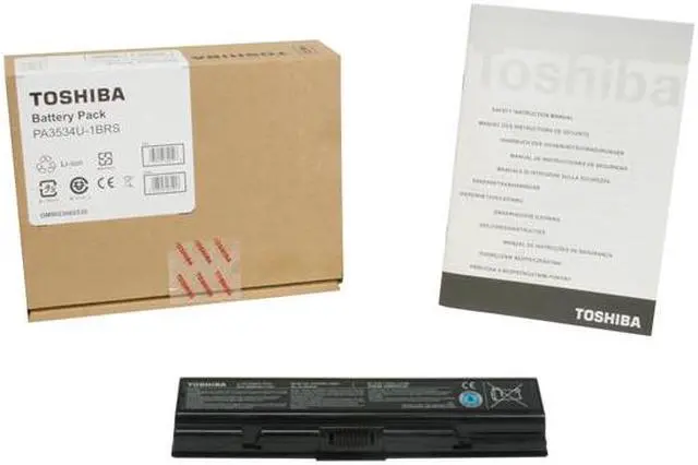 Alt view image 3 of 3 - TOSHIBA PA3534U-1BRS Primary 6-Cell Li-Ion Battery Pack