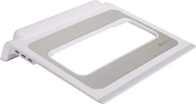 Alt view image 3 of 12 - Cooler Master Choiix Air-Through Thin Notebook Cooling Pad with USB Hub C-HL01-WS