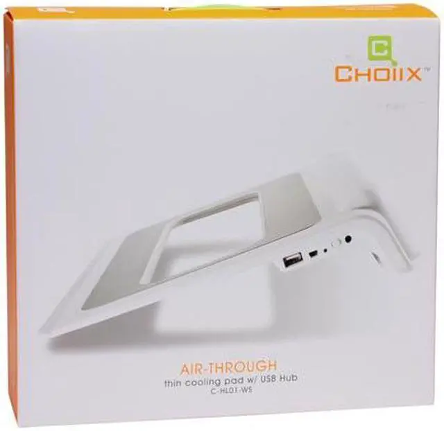 Alt view image 12 of 12 - Cooler Master Choiix Air-Through Thin Notebook Cooling Pad with USB Hub C-HL01-WS