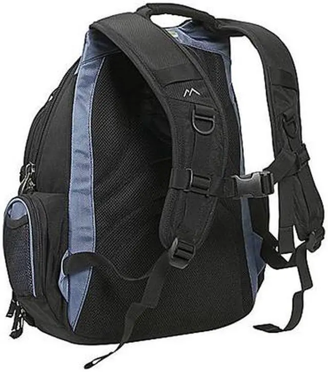 Alt view image 3 of 3 - Brenthaven Blue/Black 15.4" Expandable Trek BP Steel Blue Laptop Backpack Model 2079
