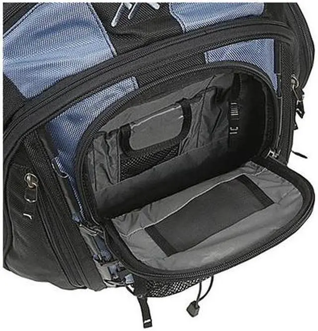 Alt view image 2 of 3 - Brenthaven Blue/Black 15.4" Expandable Trek BP Steel Blue Laptop Backpack Model 2079