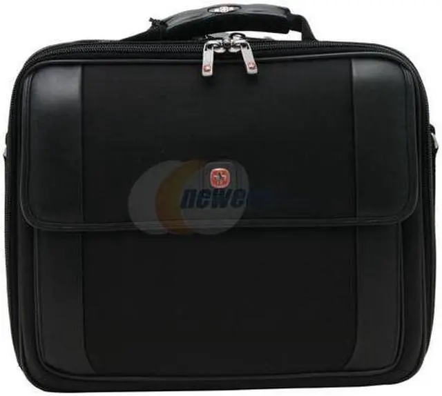 Alt view image 2 of 8 - Wenger Black 15"/15.4" COMET Double Gusset Computer Case Model WA-7411-02