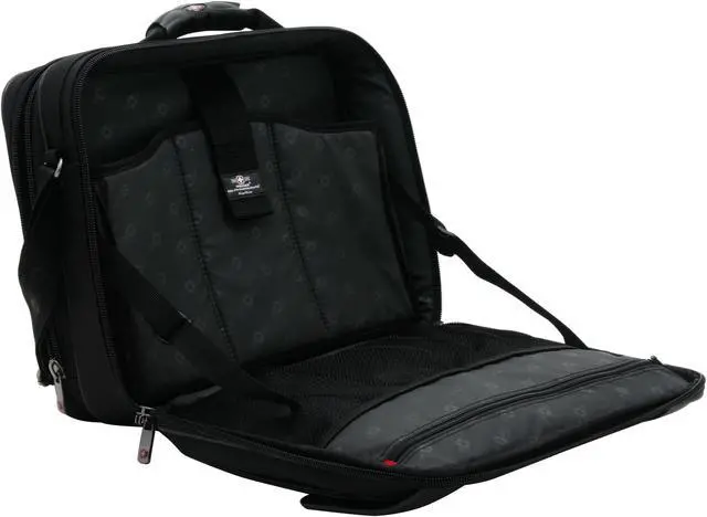 Alt view image 4 of 8 - Wenger Black 15"/15.4" COMET Double Gusset Computer Case Model WA-7411-02