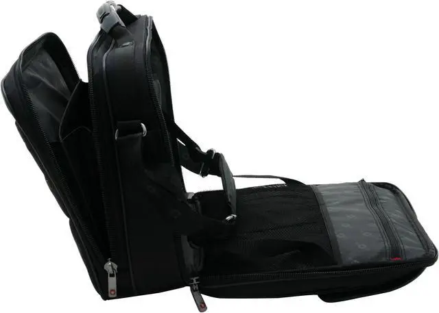 Alt view image 5 of 8 - Wenger Black 15"/15.4" COMET Double Gusset Computer Case Model WA-7411-02