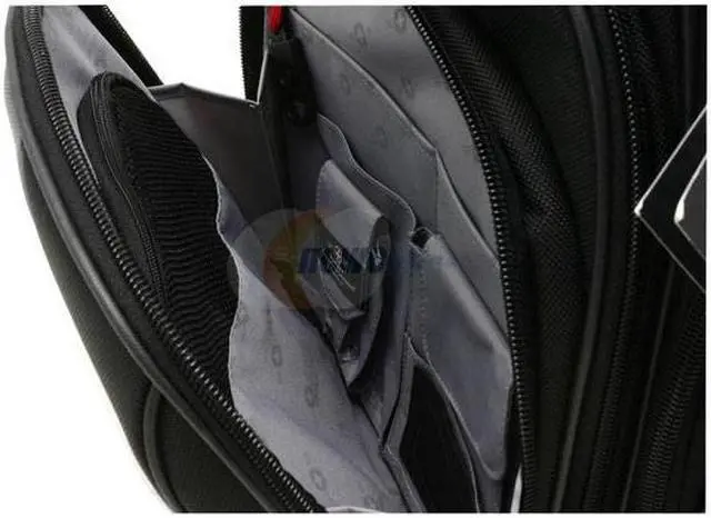 Alt view image 3 of 19 - Wenger Black 15"/15.4" SAHARA Computer Backpack Model WA-7402-14