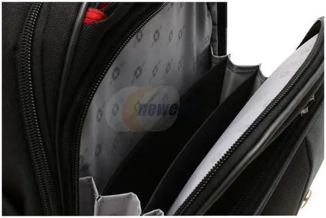 Alt view image 4 of 19 - Wenger Black 15"/15.4" SAHARA Computer Backpack Model WA-7402-14