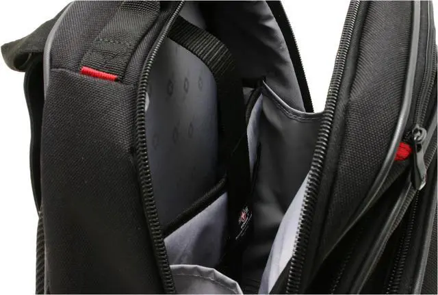 Alt view image 5 of 19 - Wenger Black 15"/15.4" SAHARA Computer Backpack Model WA-7402-14