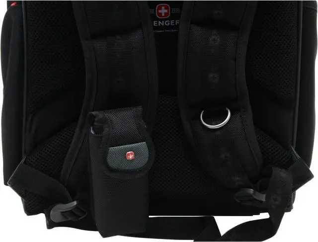 Alt view image 7 of 19 - Wenger Black 15"/15.4" SAHARA Computer Backpack Model WA-7402-14