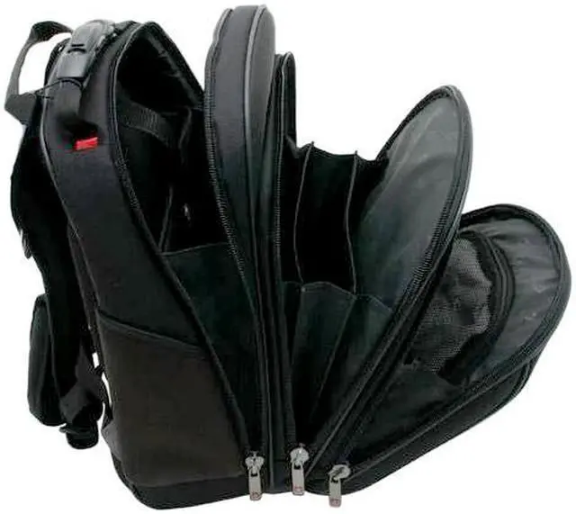 Alt view image 2 of 19 - Wenger Black 15"/15.4" SAHARA Computer Backpack Model WA-7402-14