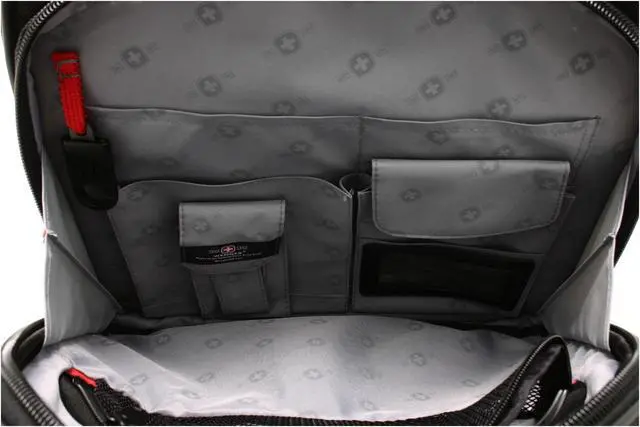 Alt view image 15 of 19 - Wenger Black 15"/15.4" SAHARA Computer Backpack Model WA-7402-14