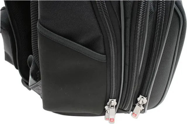 Alt view image 18 of 19 - Wenger Black 15"/15.4" SAHARA Computer Backpack Model WA-7402-14