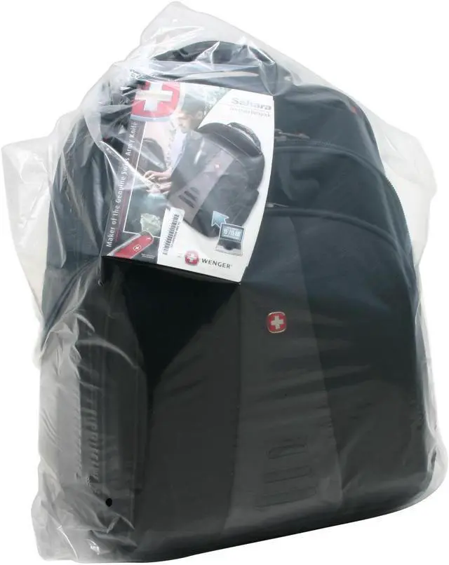 Alt view image 19 of 19 - Wenger Black 15"/15.4" SAHARA Computer Backpack Model WA-7402-14