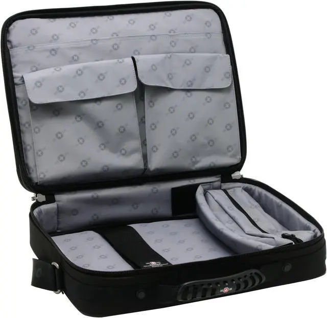 Alt view image 5 of 9 - Wenger Black 15.4" IMPULSE  Notebook Case Model WA-7426-02