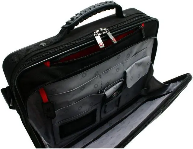 Alt view image 9 of 9 - Wenger Black 15.4" IMPULSE  Notebook Case Model WA-7426-02