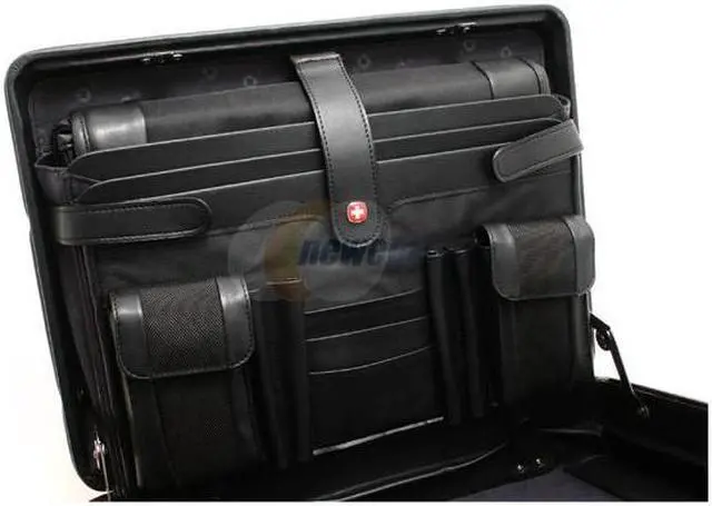 Alt view image 4 of 7 - Wenger Black 15.4" ESCORT Computer Attache Case Model WA-7244-02F00