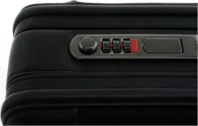 Alt view image 6 of 7 - Wenger Black 15.4" ESCORT Computer Attache Case Model WA-7244-02F00