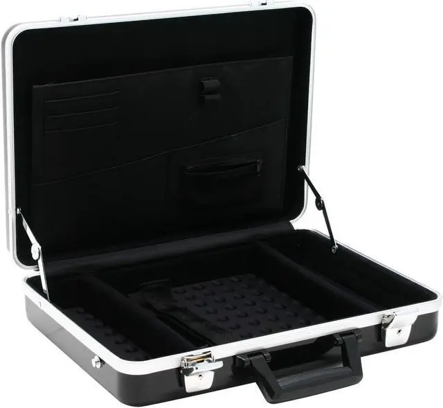 Alt view image 4 of 7 - VANGUARD Black/Platinum 16" Notebook Case Model Modern84 (Black)