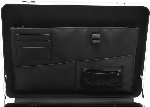 Alt view image 5 of 7 - VANGUARD Black/Platinum 16" Notebook Case Model Modern84 (Black)