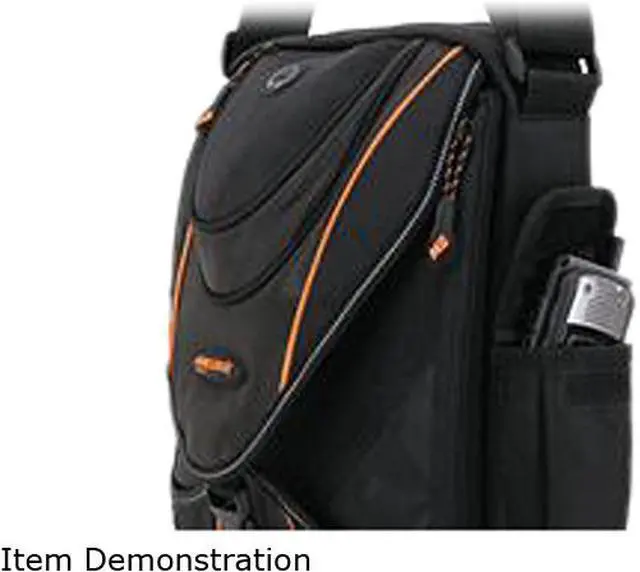 Alt view image 3 of 6 - Mobile Edge Black 13.3" Mini Messenger Case Model MEMMS0
