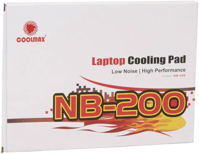 Alt view image 5 of 6 - COOLMAX Laptop Cooling Pad NB-200