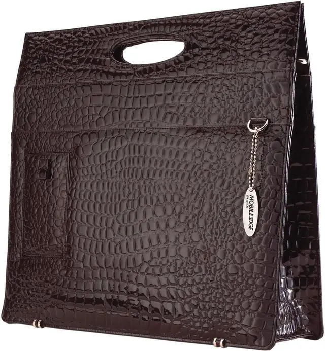 Main image of Mobile Edge - Ladies 14.1" Ultrabook or 15" MacBook Briefcase Croc - Espresso