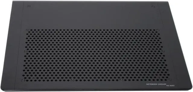 Alt view image 2 of 8 - BYTECC Aluminum Super Quiet Notebook Cooler NC-820/BK