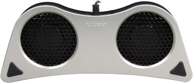 Alt view image 2 of 6 - Antec Notebook cooler w/ Two Ball-bearing Fans Notebookcooler to go