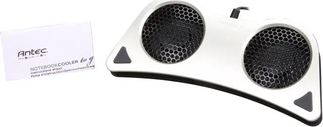 Alt view image 5 of 6 - Antec Notebook cooler w/ Two Ball-bearing Fans Notebookcooler to go