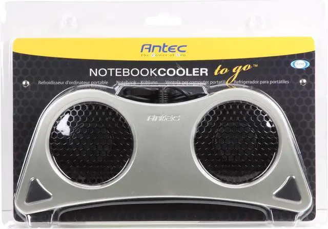 Alt view image 6 of 6 - Antec Notebook cooler w/ Two Ball-bearing Fans Notebookcooler to go