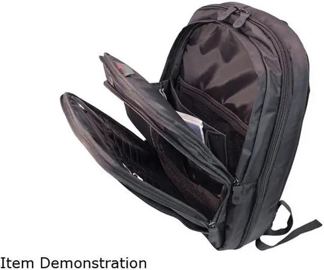 Alt view image 3 of 12 - Dell Black 17.3" Alienware Orion ScanFast Checkpoint Friendly Backpack Model ME-AWBP2.0