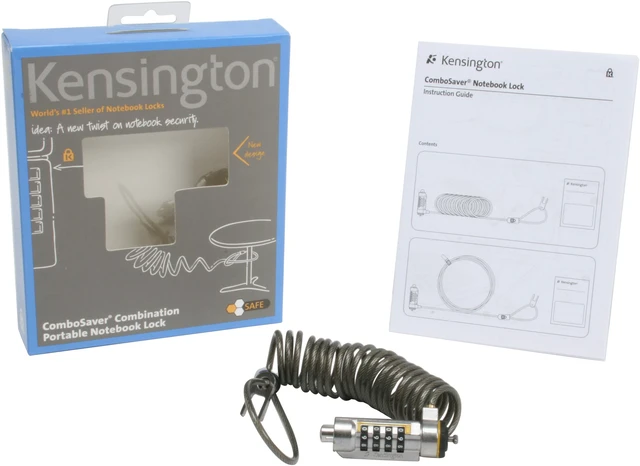 Alt view image 6 of 6 - Kensington ComboSaver Combination Portable Notebook Lock K64560US