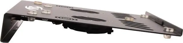 Alt view image 4 of 9 - BYTECC Aluminum Notebook Cooler NC-500-BK