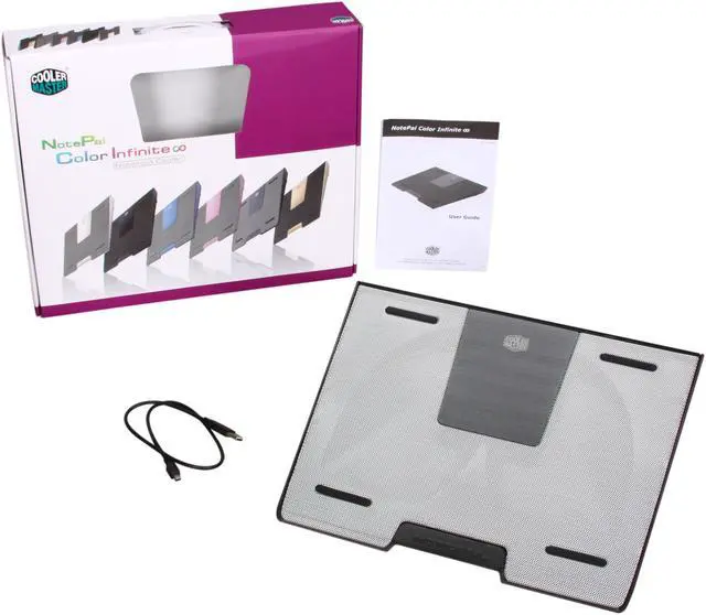 Alt view image 5 of 5 - Cooler Master NotePal Infinite Notebook Cooler R9-NBC-BWCB-GP