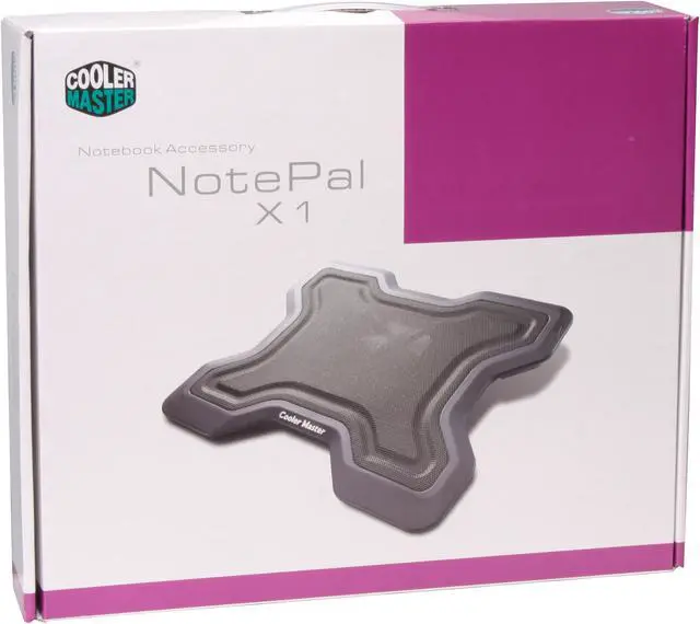 Alt view image 13 of 13 - Cooler Master NotePal X1 Notebook Cooler R9-NBC-2WAK-GP