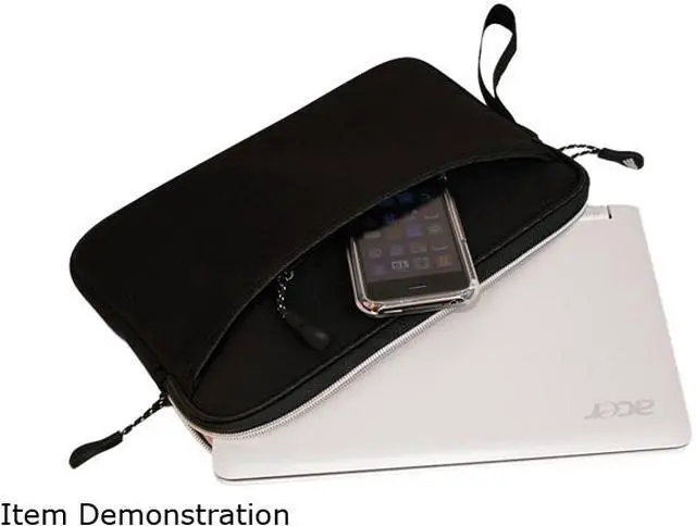 Alt view image 3 of 3 - Mobile Edge Black 10" Tablet / 11.6" MacBook Neoprene Sleeve Model MESSU1-10