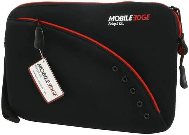 Main image of Mobile Edge - SlipSuit - iPad / 8.9" Tablet Neoprene Sleeve - Black w/Red Trim