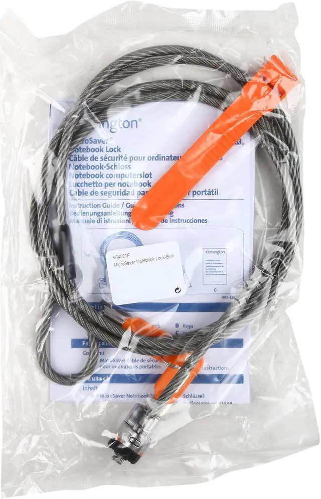Alt view image 3 of 3 - Kensington MicroSaver Notebook Lock Bulk pack K64021
