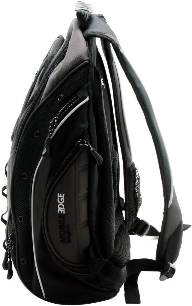 Alt view image 11 of 14 - Mobile Edge Black Express Backpack - 16" PC/17" MacBook Model MEBPE2