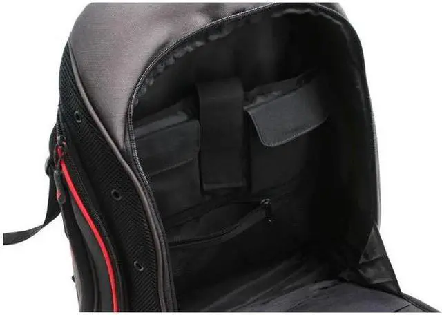 Alt view image 7 of 14 - Mobile Edge Black/Red Express Laptop Backpack - 16" PC/17" MacBook Model MEBPE7