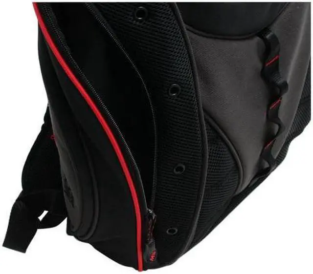 Alt view image 12 of 14 - Mobile Edge Black/Red Express Laptop Backpack - 16" PC/17" MacBook Model MEBPE7