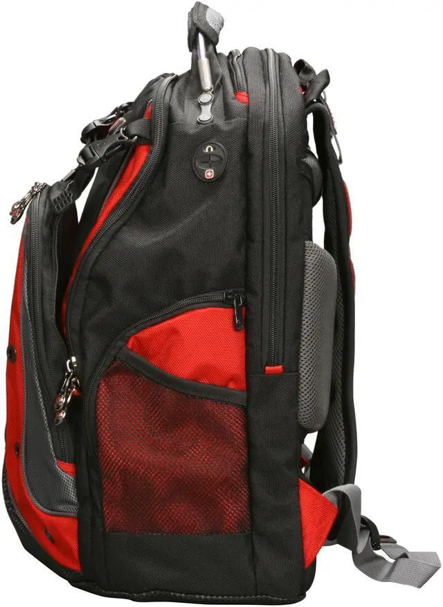 Alt view image 2 of 7 - Wenger Red LANCER 16" Computer Backpack Model GA-7323-13F00