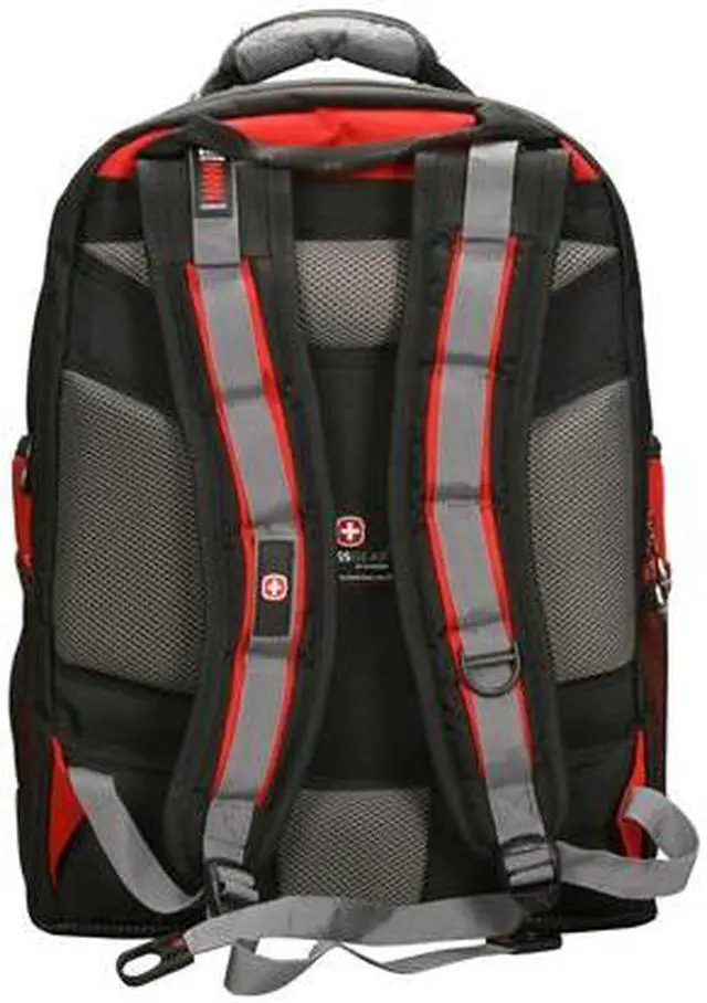 Alt view image 3 of 7 - Wenger Red LANCER 16" Computer Backpack Model GA-7323-13F00