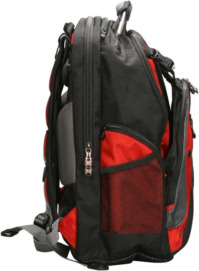 Alt view image 4 of 7 - Wenger Red LANCER 16" Computer Backpack Model GA-7323-13F00