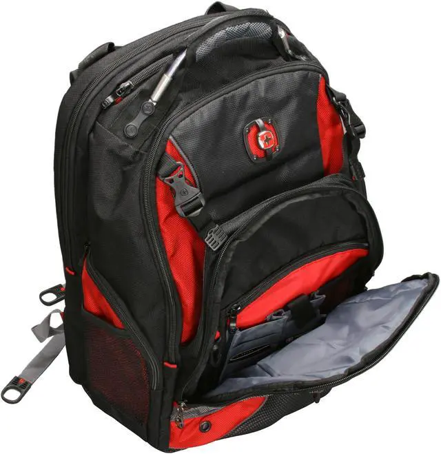 Alt view image 5 of 7 - Wenger Red LANCER 16" Computer Backpack Model GA-7323-13F00