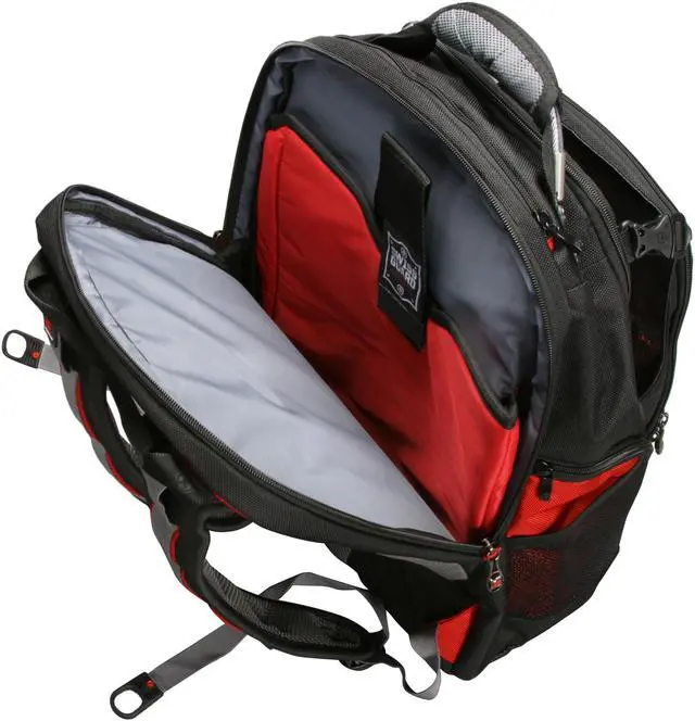 Alt view image 7 of 7 - Wenger Red LANCER 16" Computer Backpack Model GA-7323-13F00