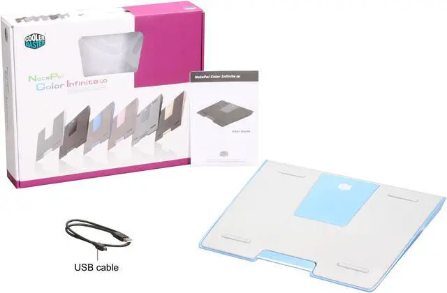 Alt view image 6 of 6 - Cooler Master NotePal Infinite Notebook Cooler R9-NBC-BWDB-GP