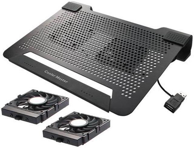 Alt view image 8 of 9 - Cooler Master NotePal U2 - Laptop Cooling Pad with Dual 80 mm Configurable Fans