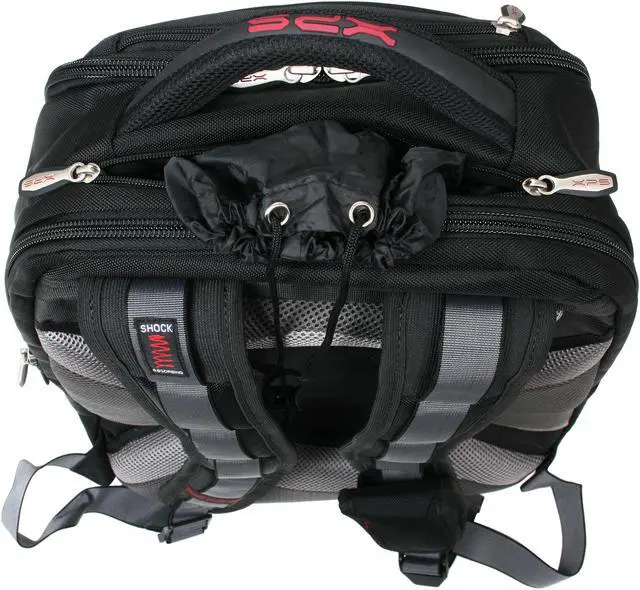 Alt view image 6 of 9 - Wenger Black 17" XPS Gaming Backpack Case Model DE-8300-02F00