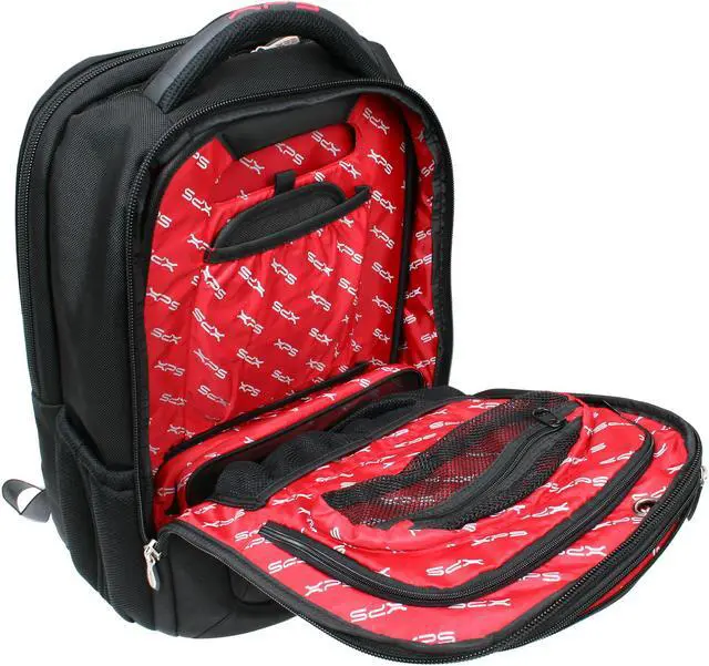 Alt view image 7 of 9 - Wenger Black 17" XPS Gaming Backpack Case Model DE-8300-02F00