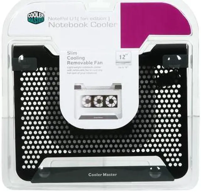 Alt view image 7 of 7 - Cooler Master Notepal U1 Laptop / Netbook Cooling Pad, up to 14" (1 x 80mm Configurable Fan)